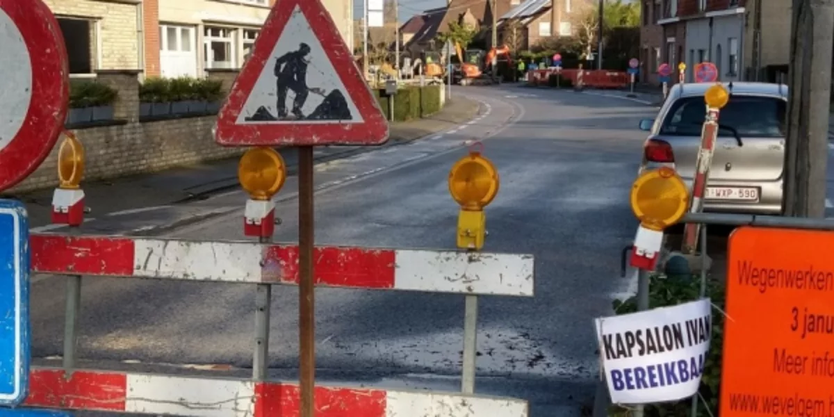 Ingrijpende werken in Overheulestraat Moorsele