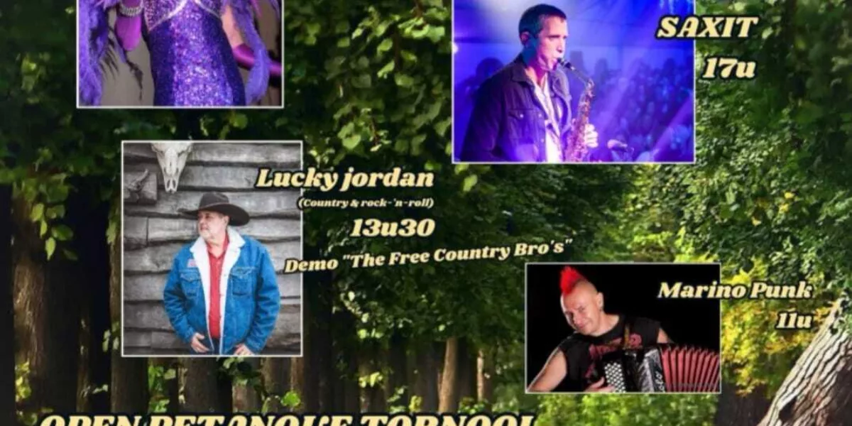De Verdokenhoekfeesten in het Brouwerspark van Menen