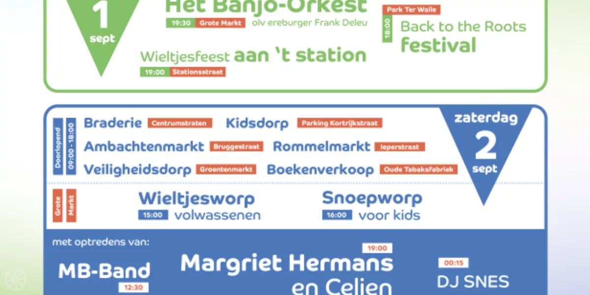 Kasper Vandecasteele: "Succesformule van 3 dagen Wieltjesfeesten blijft behouden"