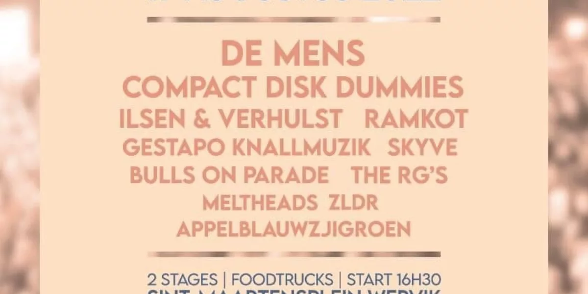 Dylan Hoornaert: "Dit jaar 2 podia tijdens Rock op het plein"