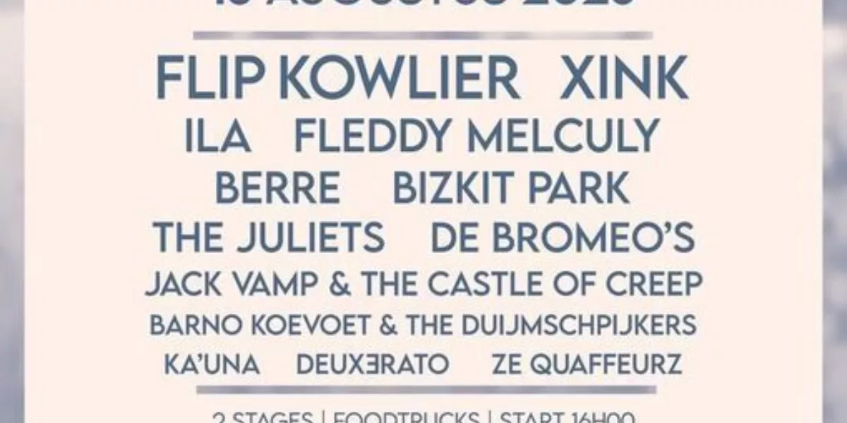 Wervik stoomt zich klaar voor Rock op het plein