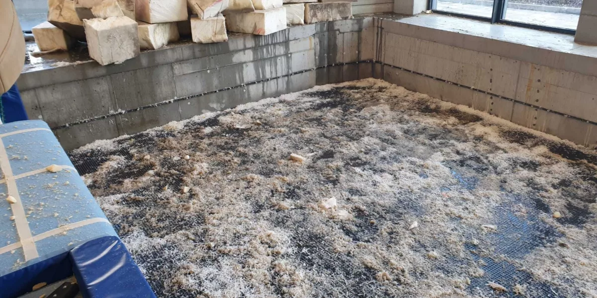 Grote schade bij Vaste Vuist Lauwe na wolkbreuk