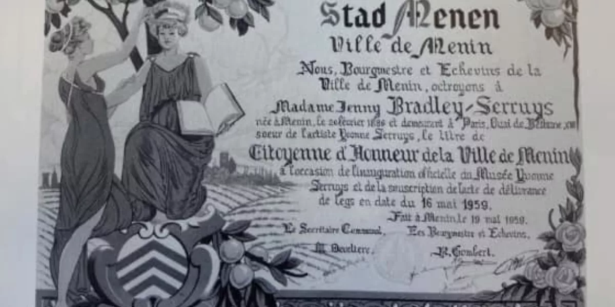 Herbeluister Ereburgers 24/09 over Jenny Bradley-Serruys