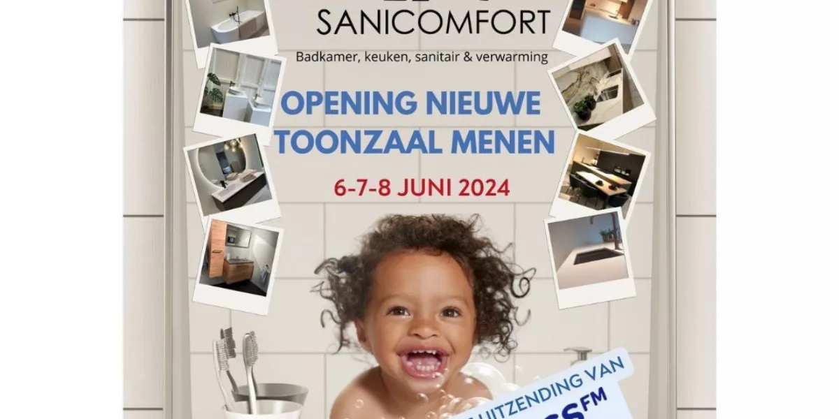 Jess FM op zaterdag 8 juni live te gast bij Sanicomfort