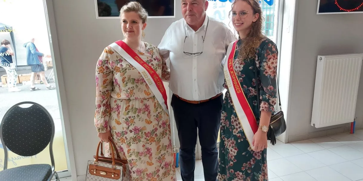 Wieltjesfeesten 2022 - Wieltjesprinses Jill en eredame Emma