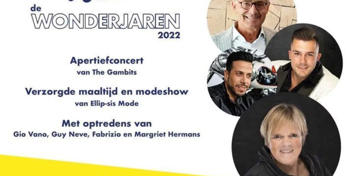 Bestel ticket voor De Wonderjaren Live op zondag 27 november