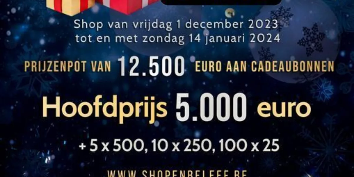 Dirk Deleye: "Tijdens eindejaarsactie Shop en Beleef €12500 aan cadeaubonnen te winnen"