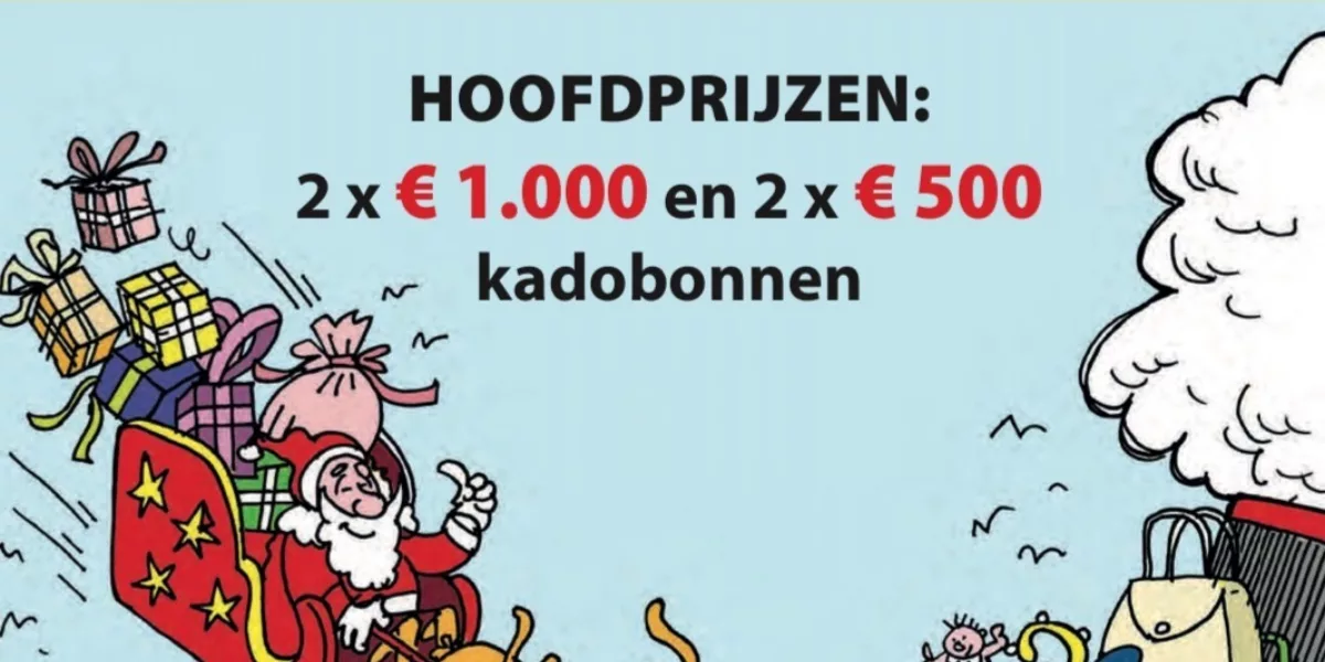 Voor 13.000 euro kadobonnen tijdens eindejaarsactie Wervik-Geluwe