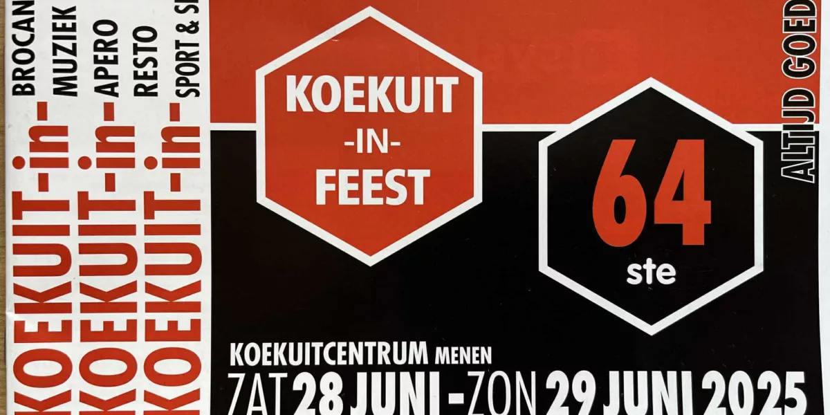 Marnix Gobert: "Dankzij de vrijwilligers blijven de  Koekuitfeesten een vaste waarde in Menen"