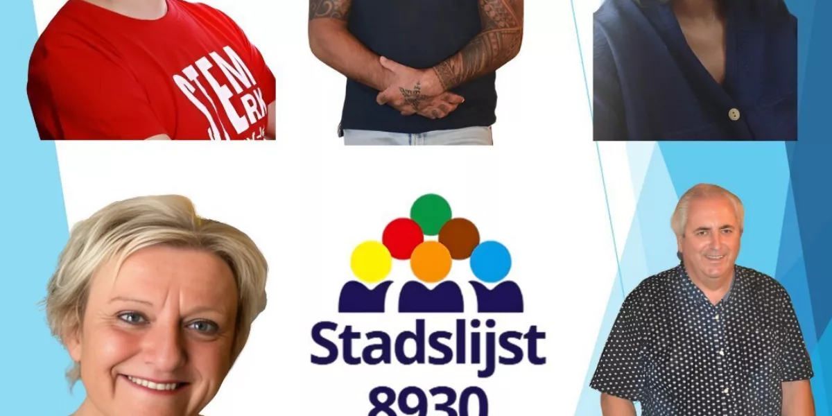 VK24 Menen - Stadslijst Menen trekt met 5 kandidaten naar de kiezer