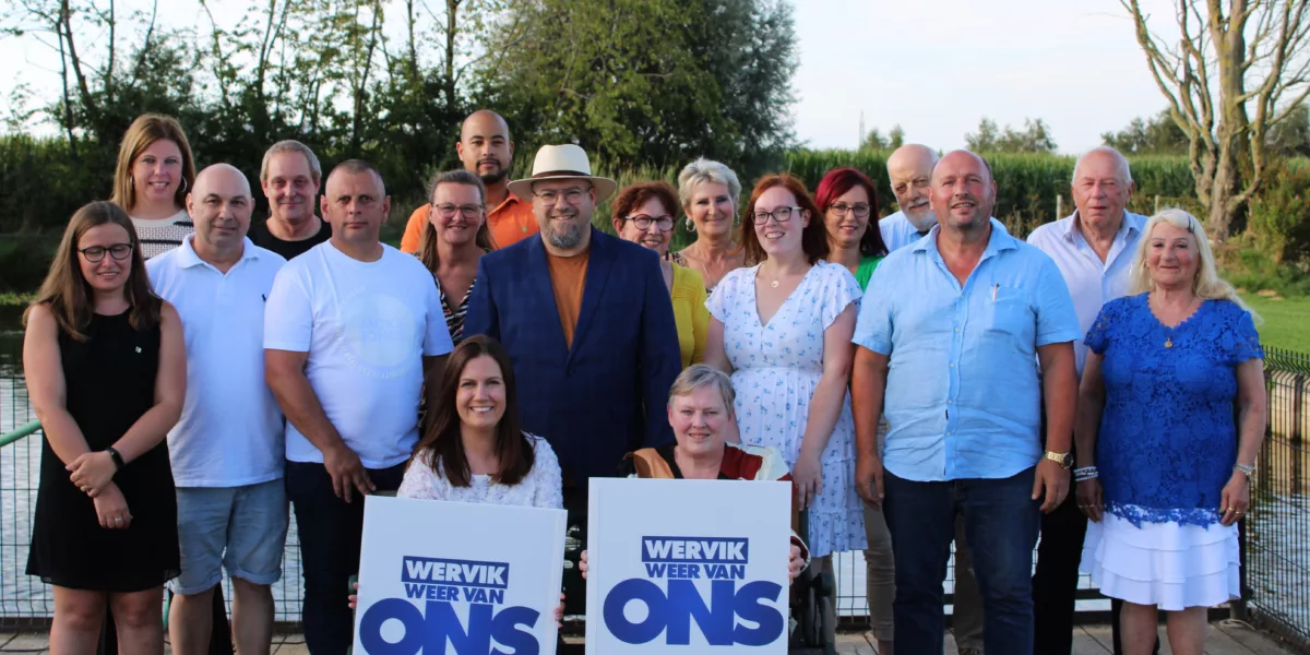 VK24 Wervik - Vlaams Belang trekt met 19 kandidaten naar de kiezer in Wervik