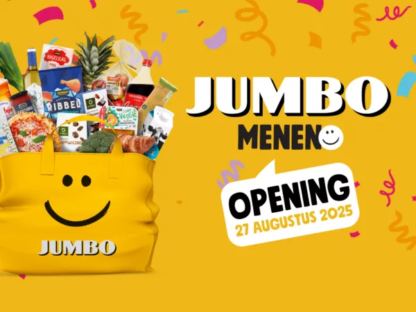 Jess FM live op opening Jumbo in Menen