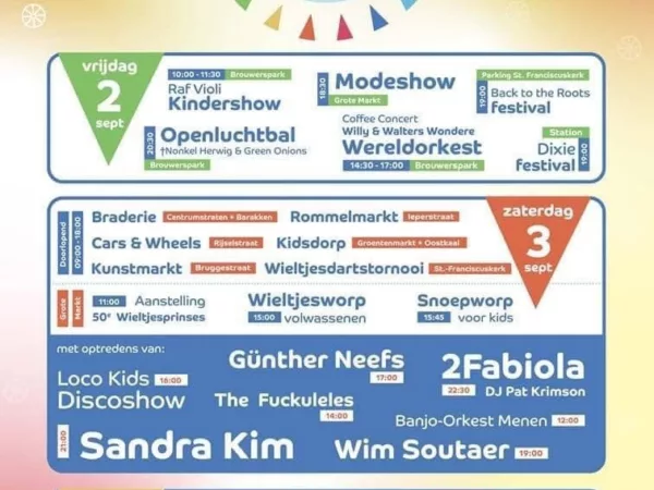 3 dagen Wieltjesfeesten in Menen