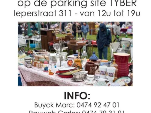 Marc Buyck over zaterdagse rommelmarkten op site Tyber