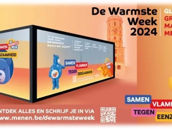 Jess FM en stad Menen vlammen tijdens de Warmste Week