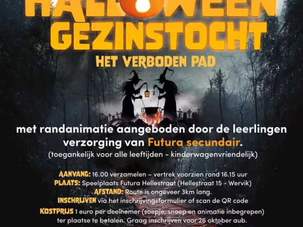 Kylian Versaevel over Halloween Gezinstocht op 28 oktober