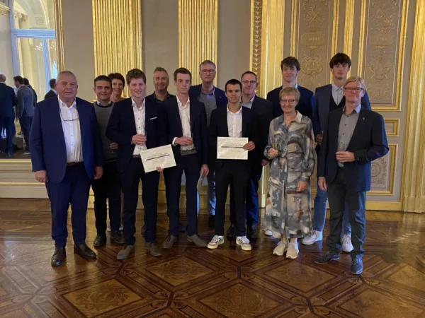 Tuur, Scott en Bert  winnen met eindwerk Belfortprijs en Prijs Focus Aarde