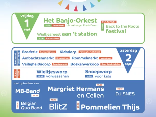 Kasper Vandecasteele: "Succesformule van 3 dagen Wieltjesfeesten blijft behouden"