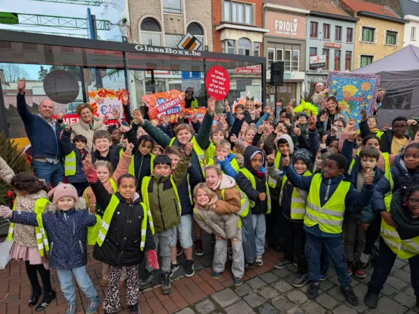 Basisschool De Kleine Prins verzamelde 2.008 euro voor de Warmste Week