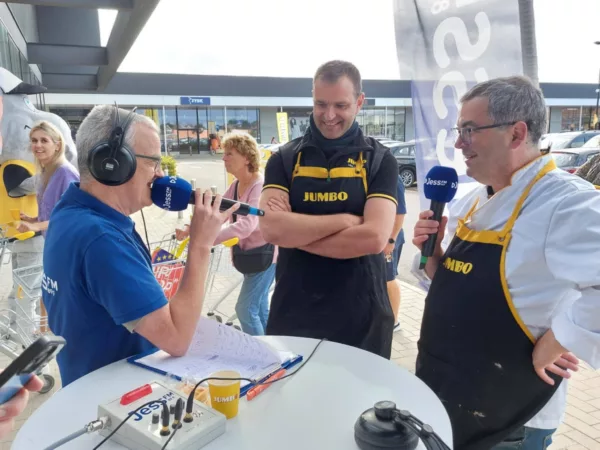 Jess FM was live te gast bij Jumbo