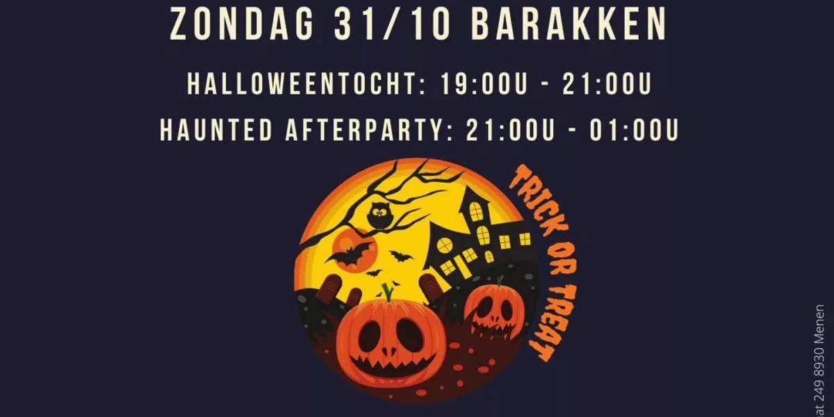 Halloweentocht op de Barakken