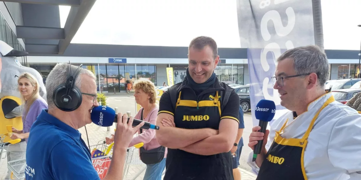Jess FM was live te gast bij Jumbo