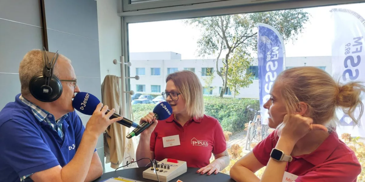 Jess FM was live te gast op het Woonfeest van Impuls