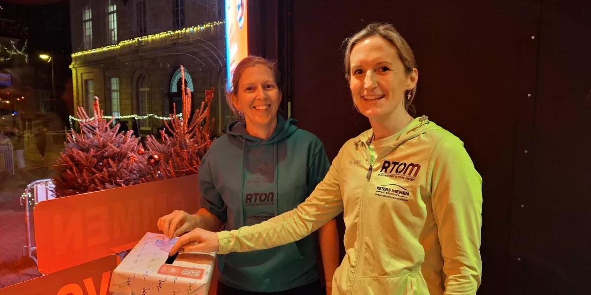 Running Team Olympic Menen liep rondjes ten voordele van Warmathon