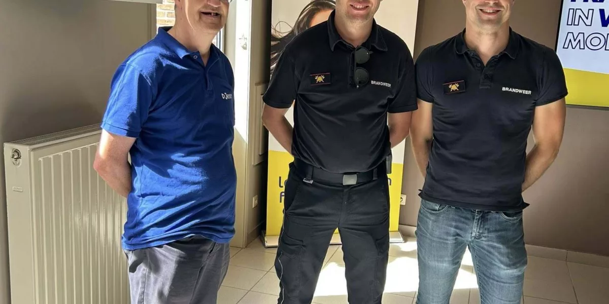Te gast tijdens Wieltjesfeesten: brandweer Menen