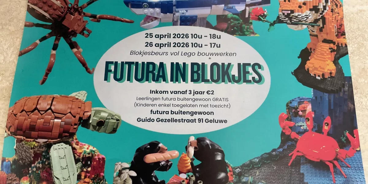 Dit weekend vindt in Geluwe 'futura in blokjes plaats', een unieke legobeurs