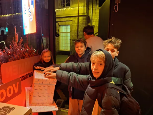 Leerlingen futura Ons Dorp organiseerden activiteit voor Warmste Week