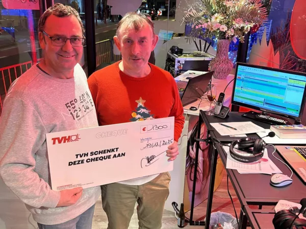 Werknemers TVH schenken 1.300 euro voor Warmste Week